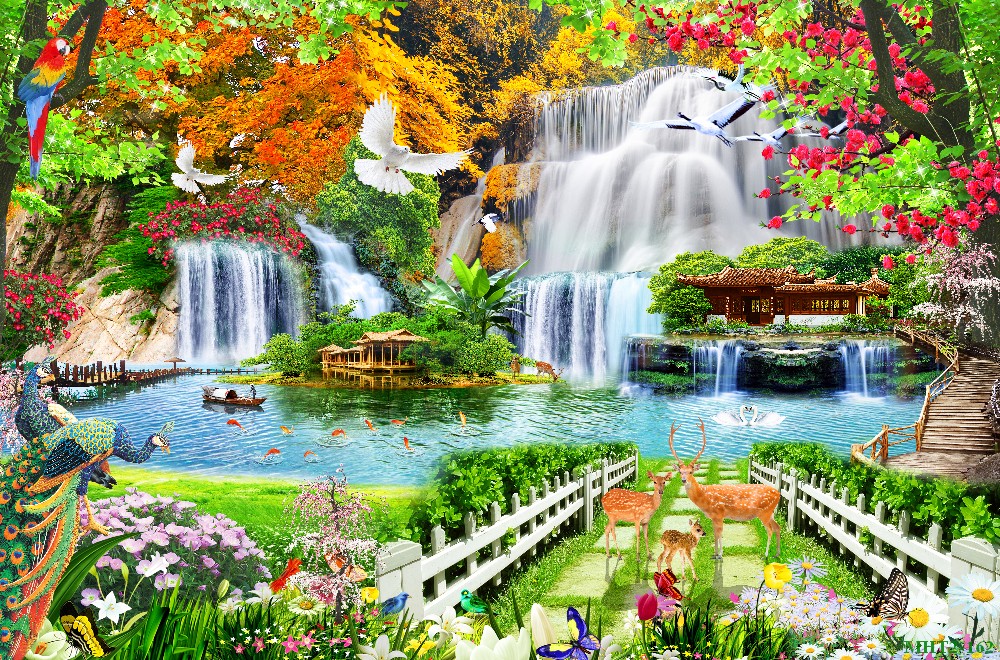 Phong cảnh sơn thủy hữu tình MHT2-162